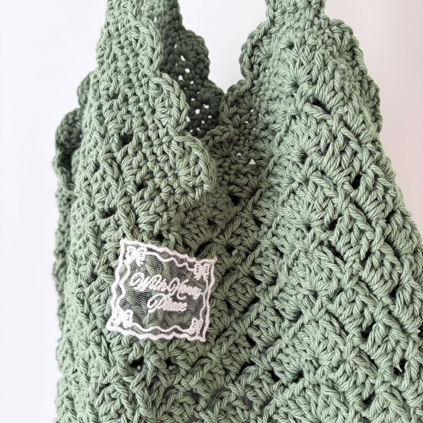 Market Tote in Olive Green