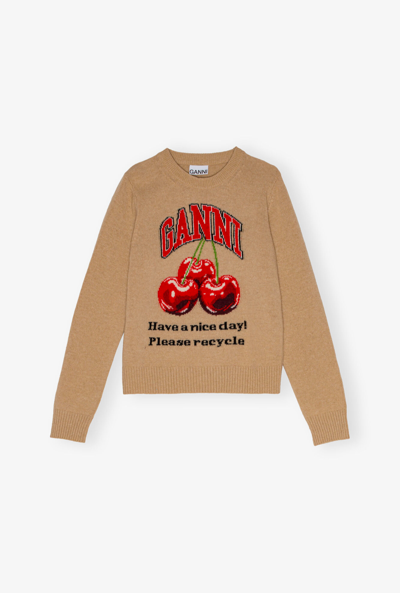 Camel Graphic Cherry Jumper