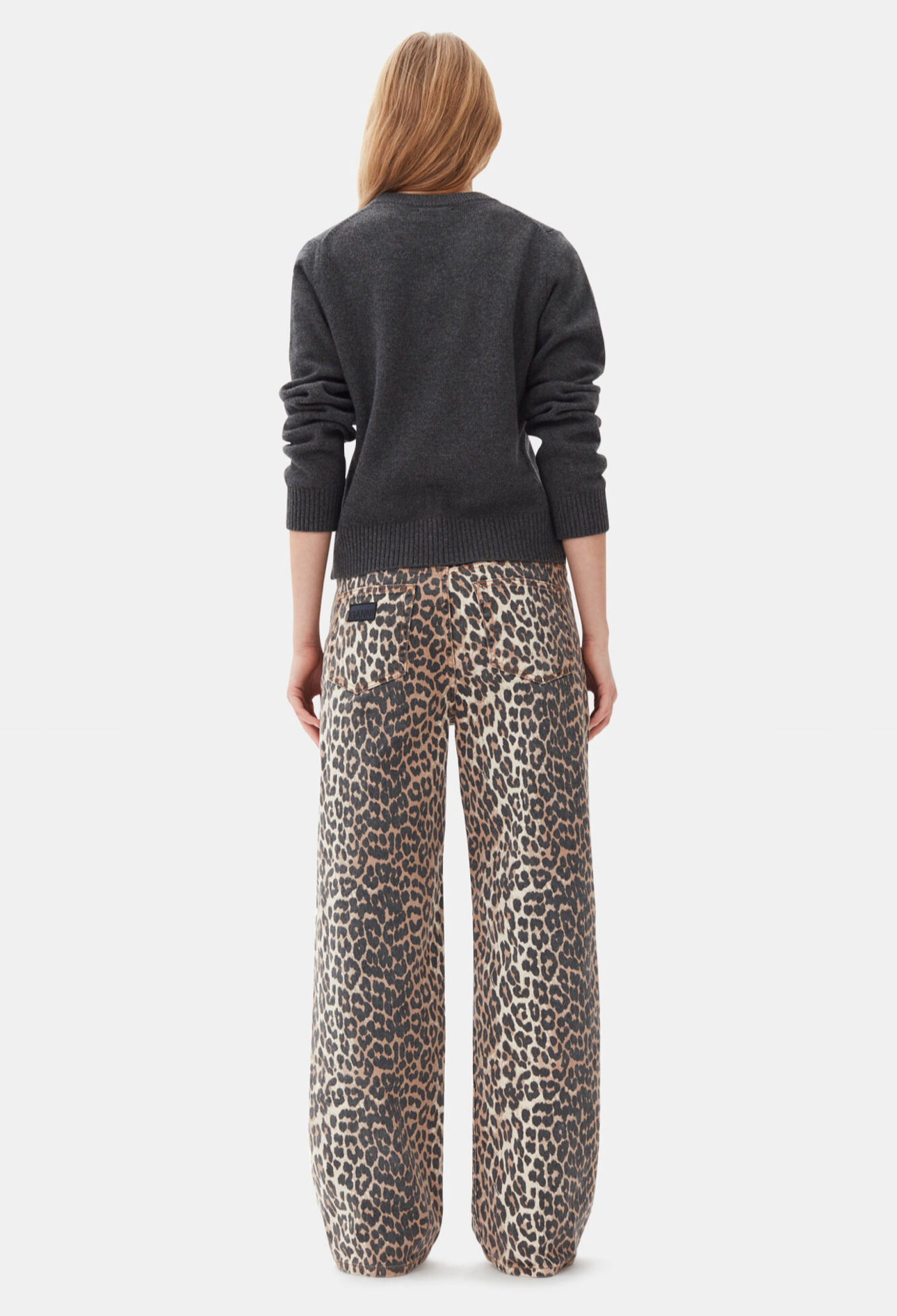 Dark Grey Graphic Tiger Jumper