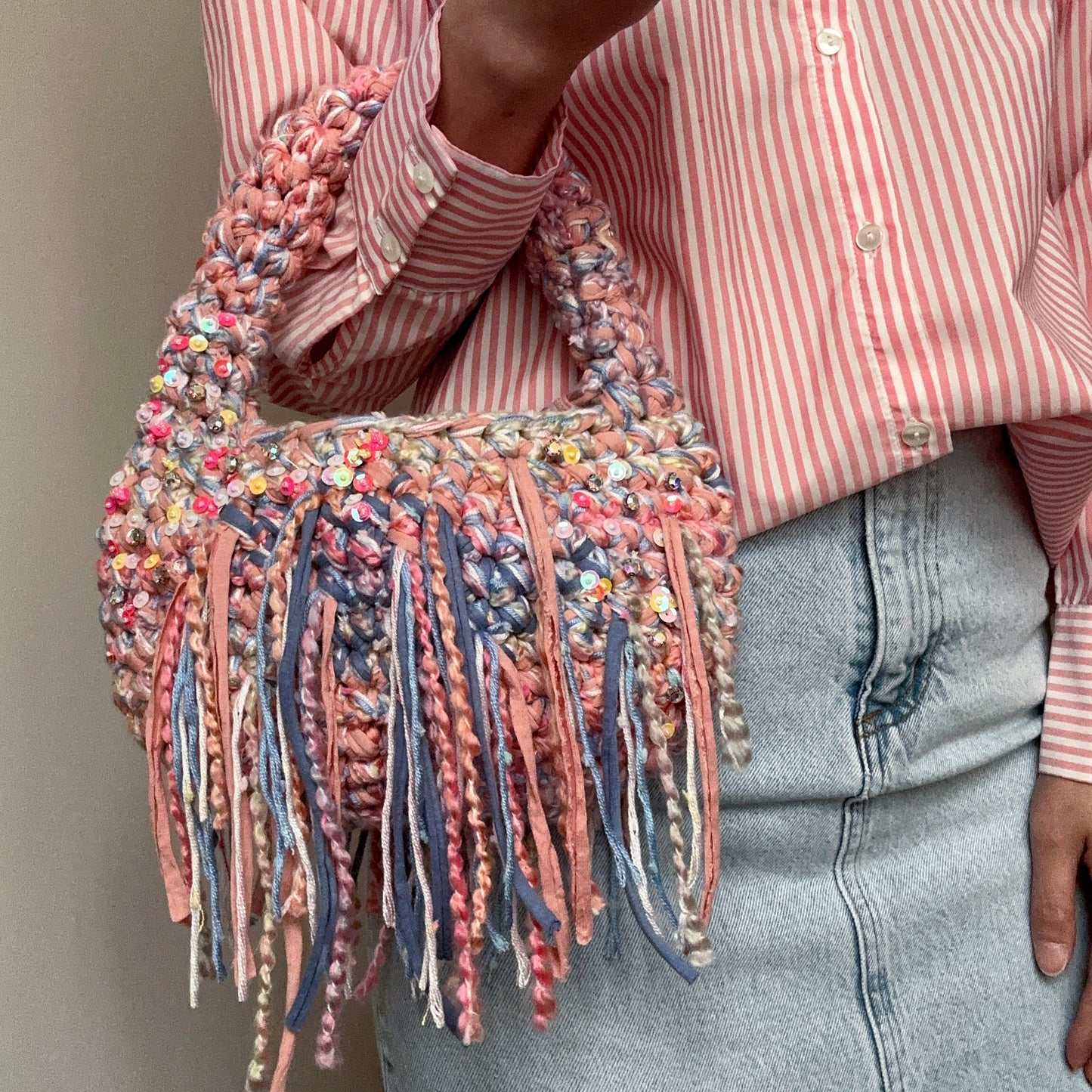 Crochet Jellyfish Bag