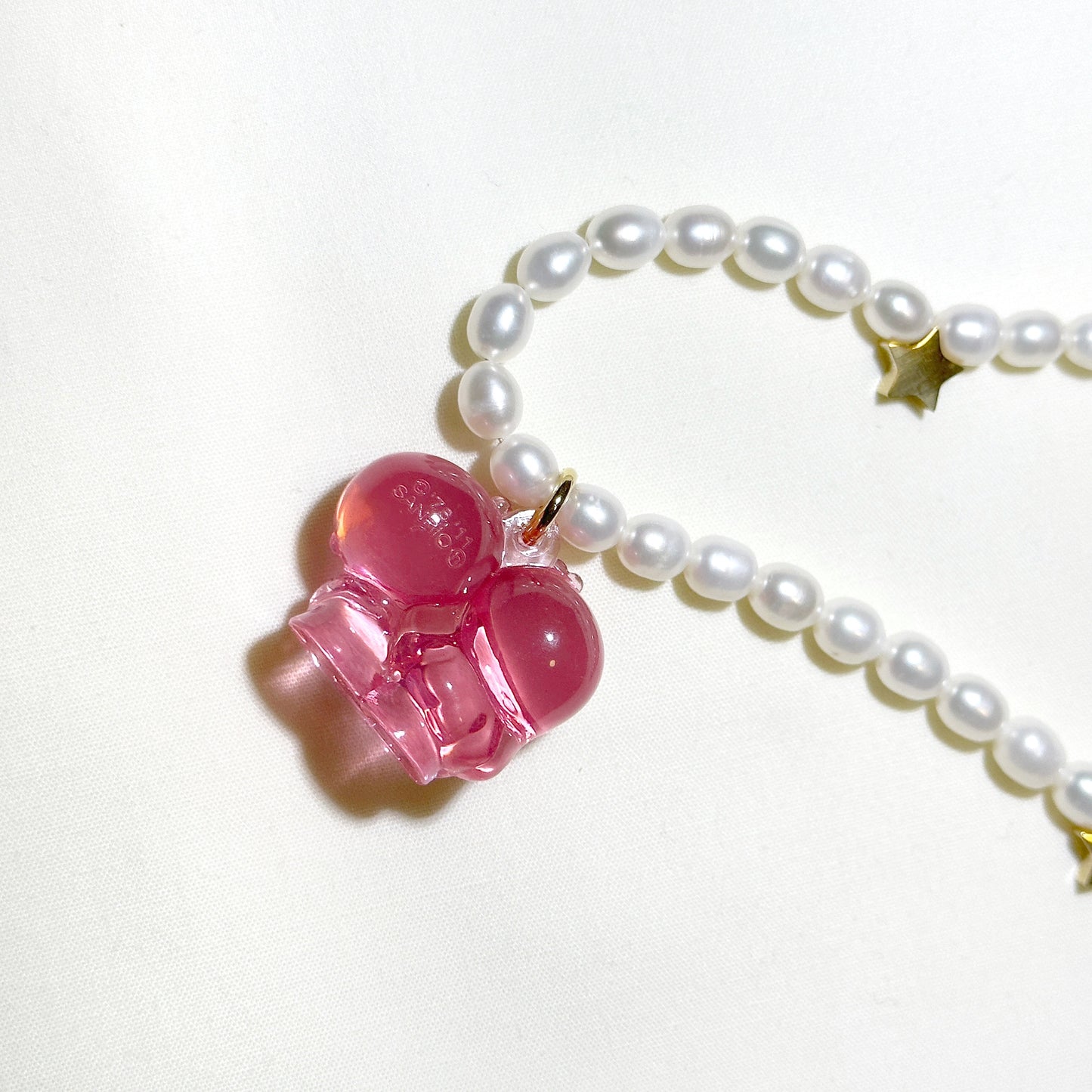 Little Twin Stars Jelly Pearl Necklace