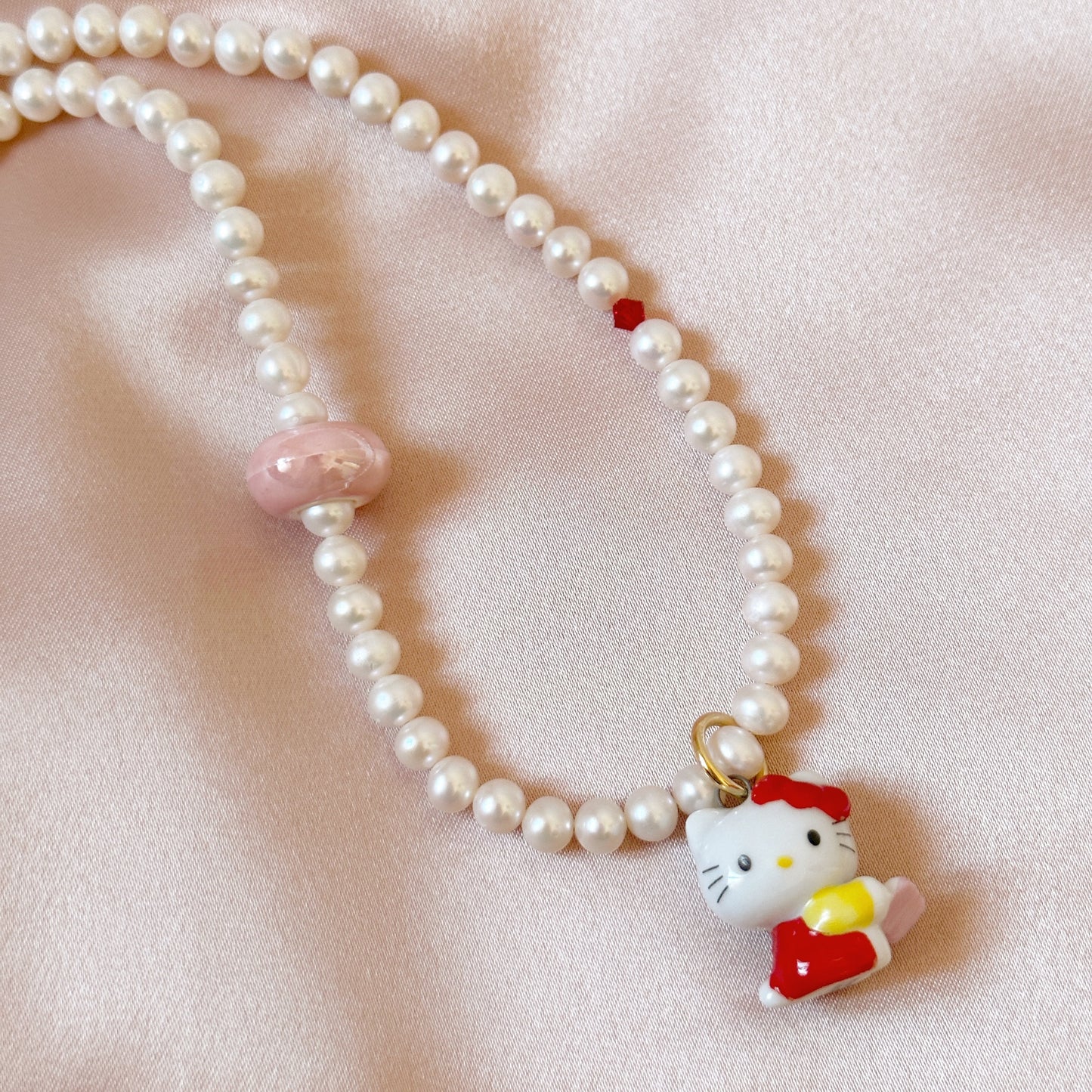 Ceramic Hello Kitty Necklace