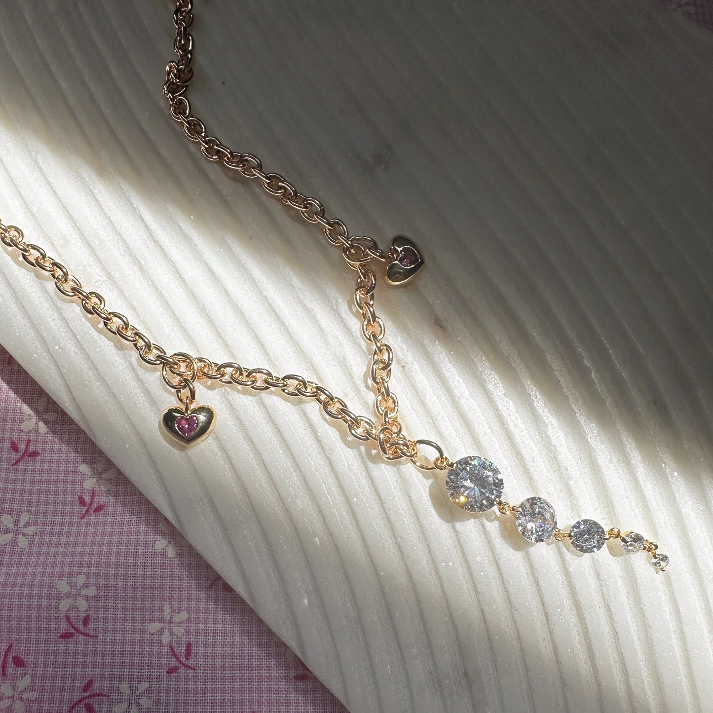 Kira Kira Drop Necklace