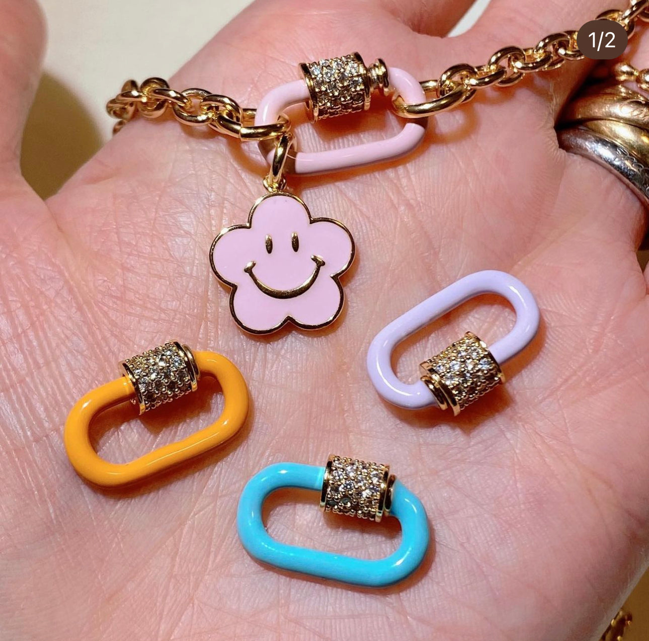 Happy Lock Necklace