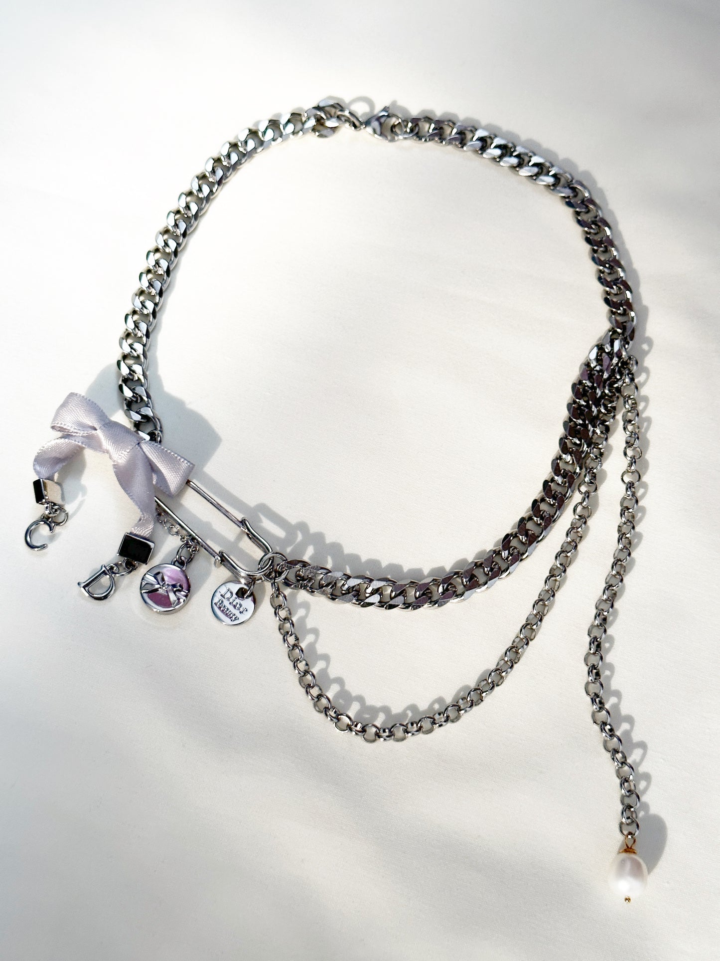 Dior Brooch Necklace