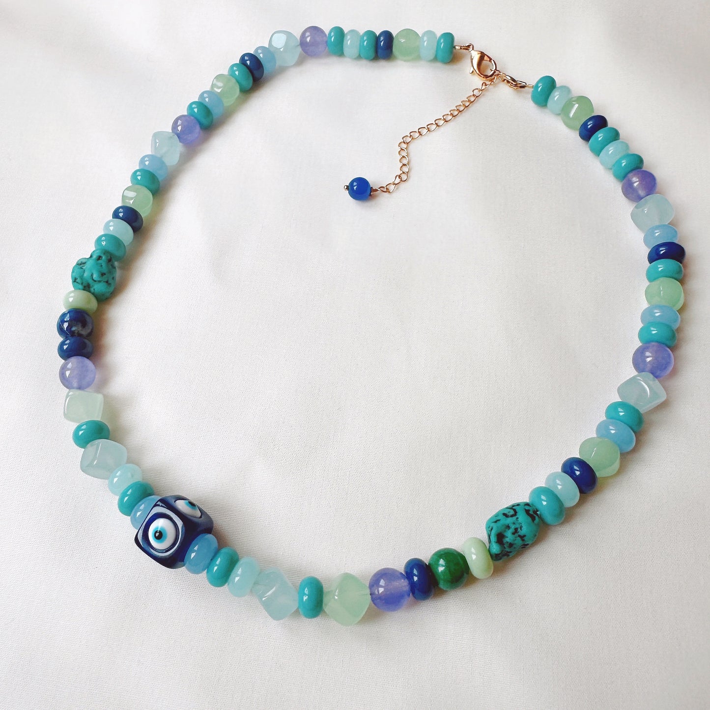 Turquoise Evil Eye Necklace