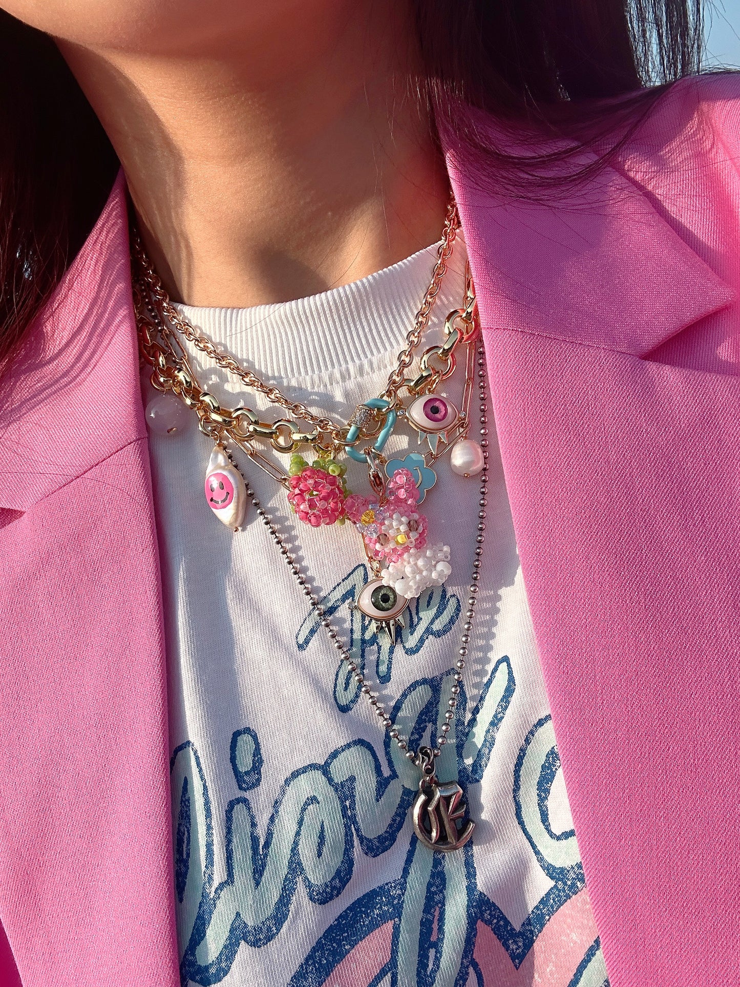 My Melody Beaded Charm