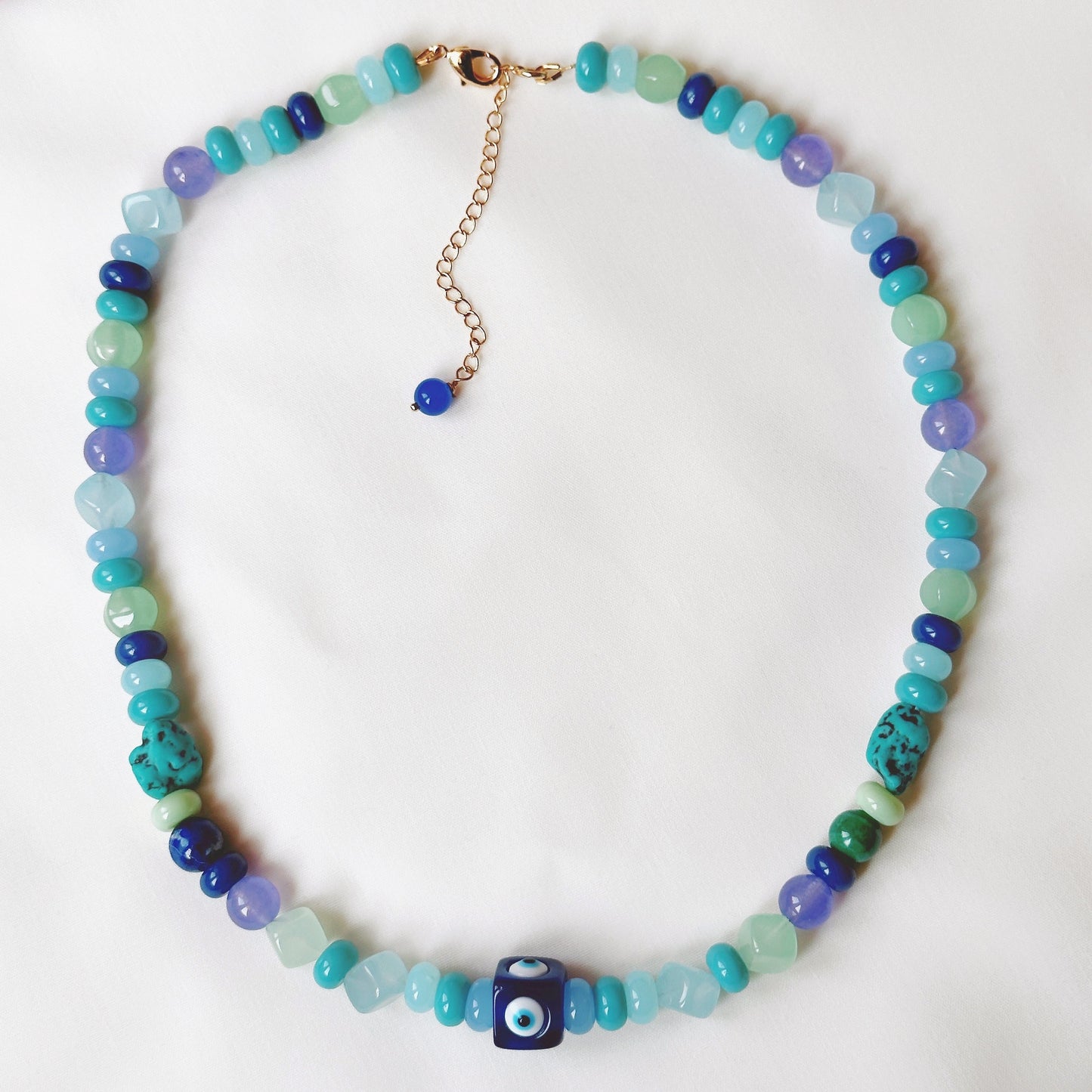 Turquoise Evil Eye Necklace