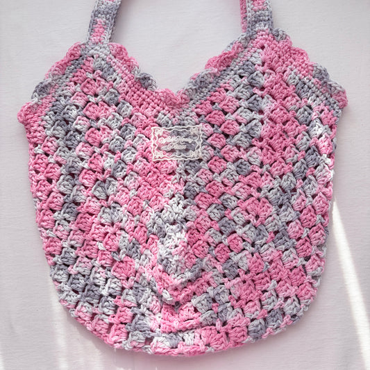 Market Tote in Tie Dye Pink 💖