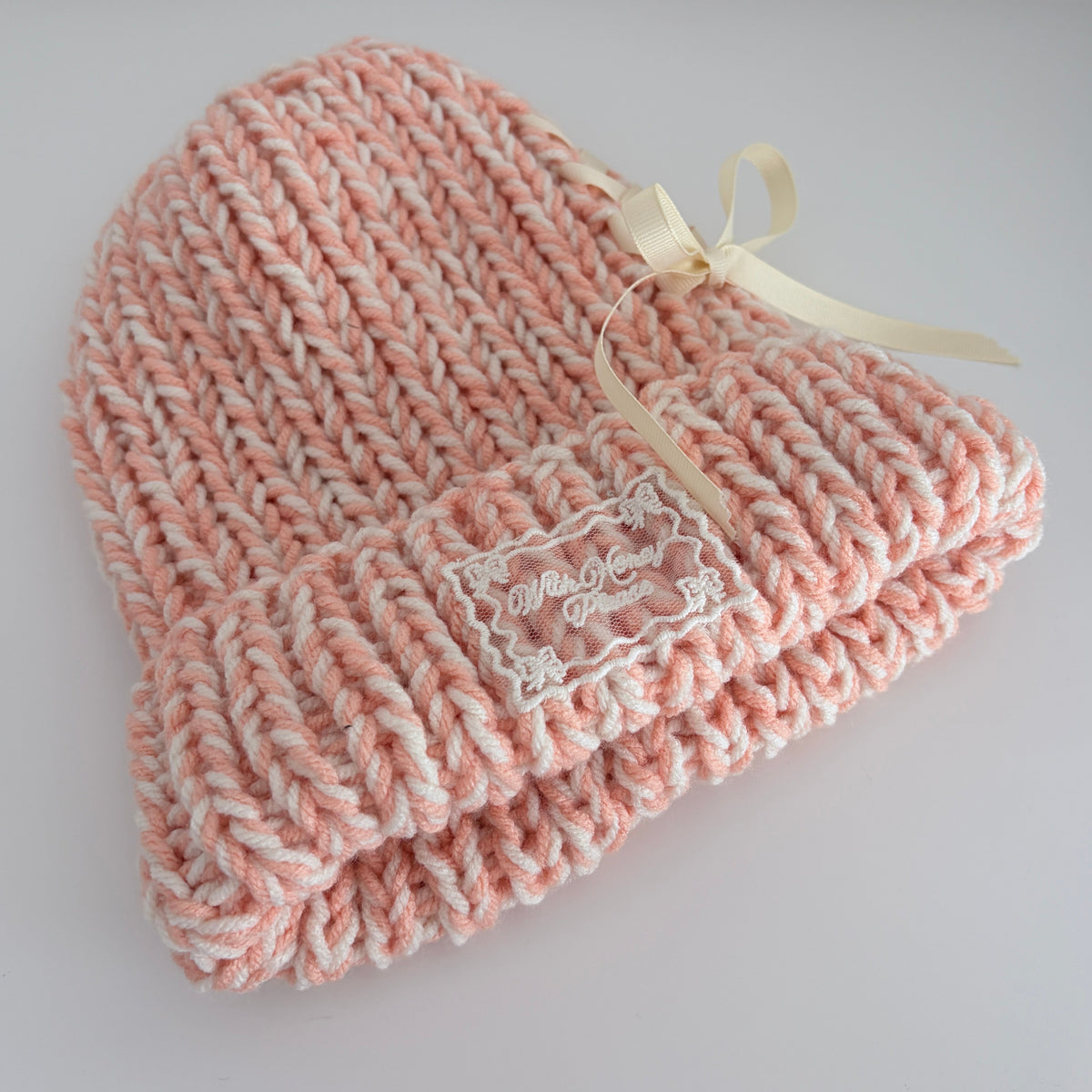 Knit Beanie (Sorbet)