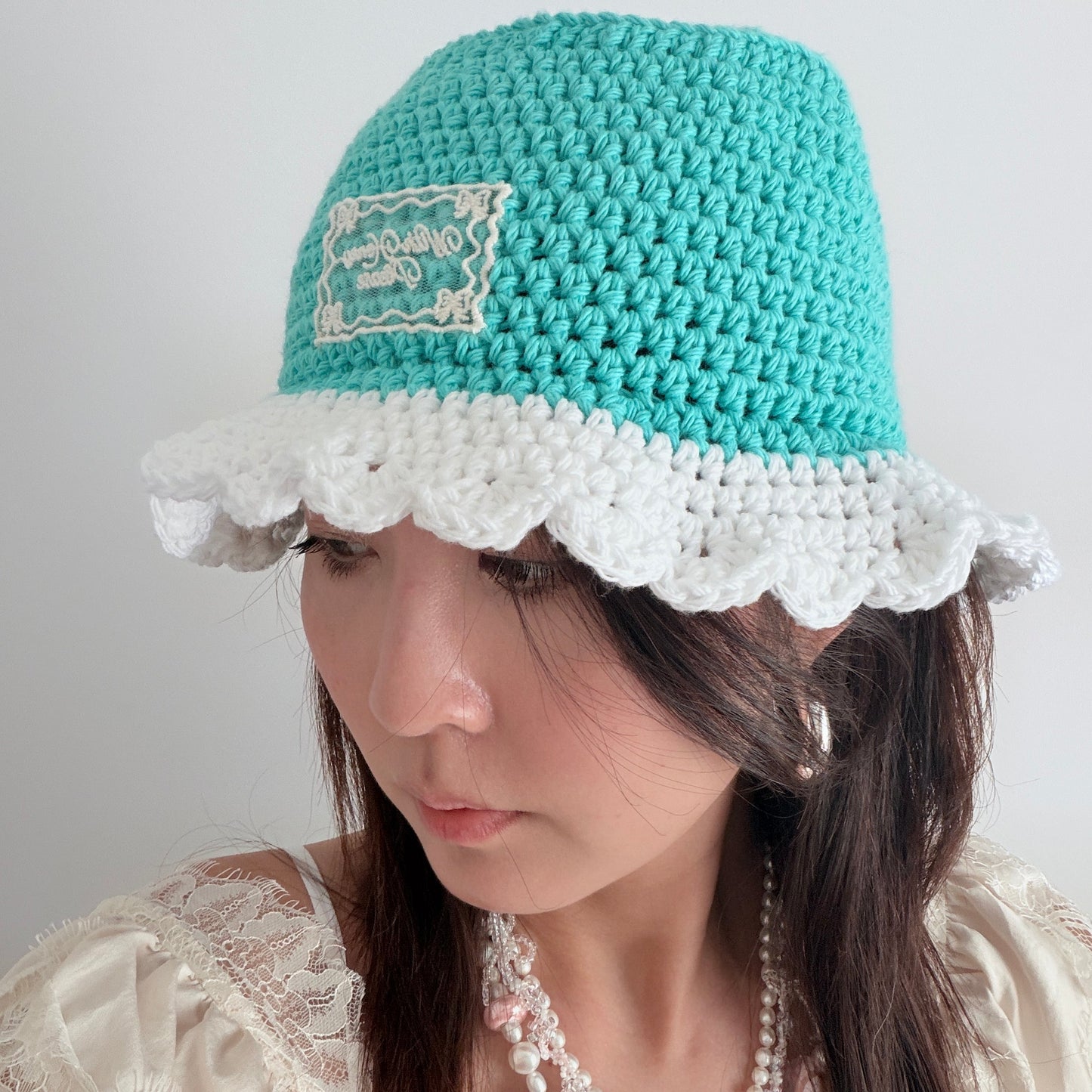 Crochet Cotton Hat (🐳Aqua)