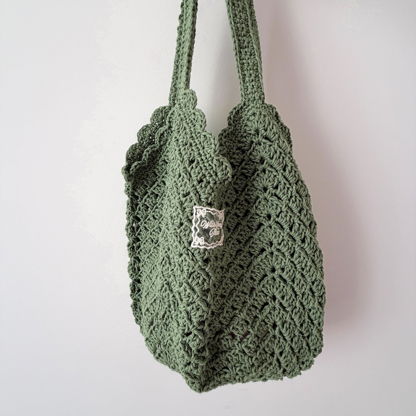 Market Tote in Olive Green