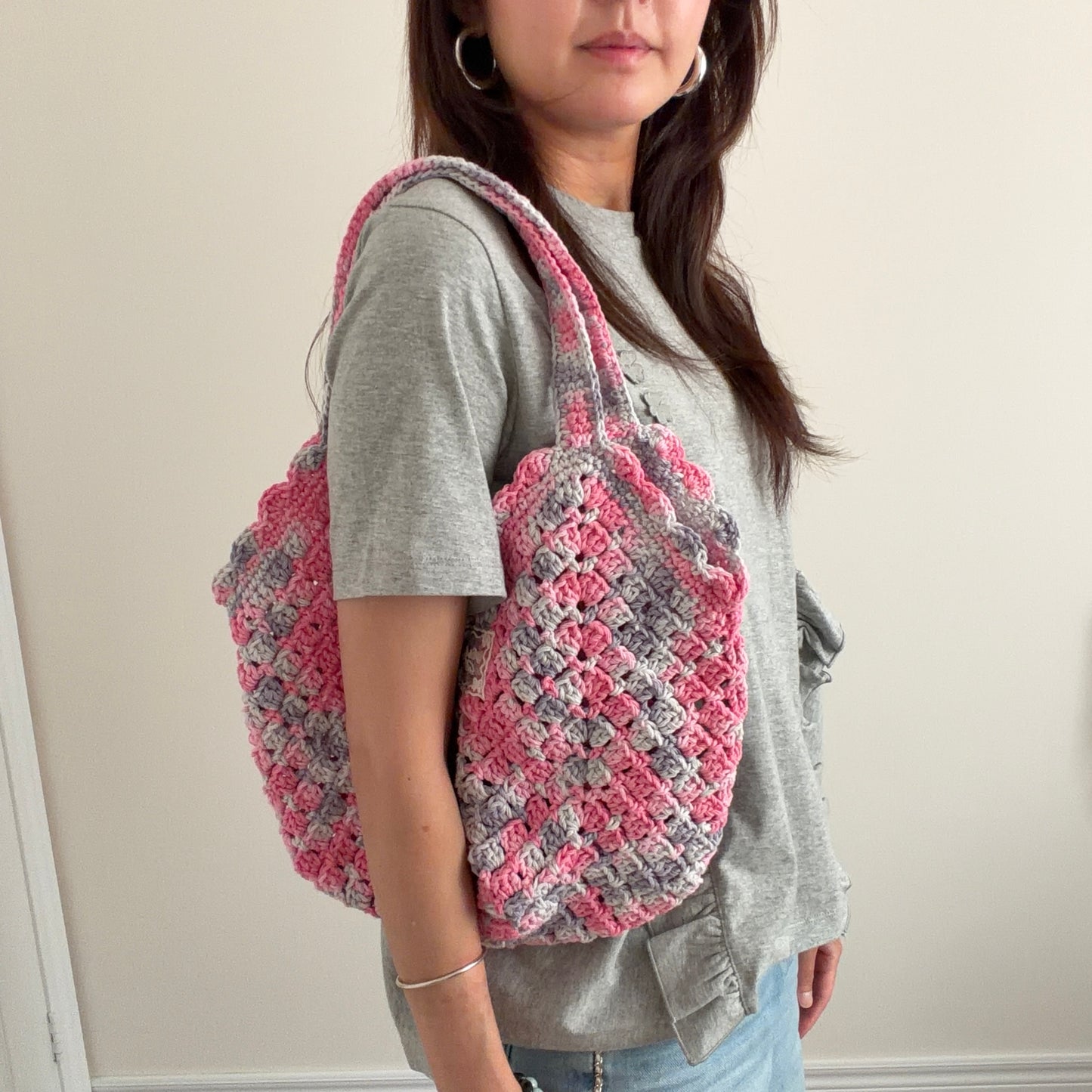 Market Tote in Tie Dye Pink 💖