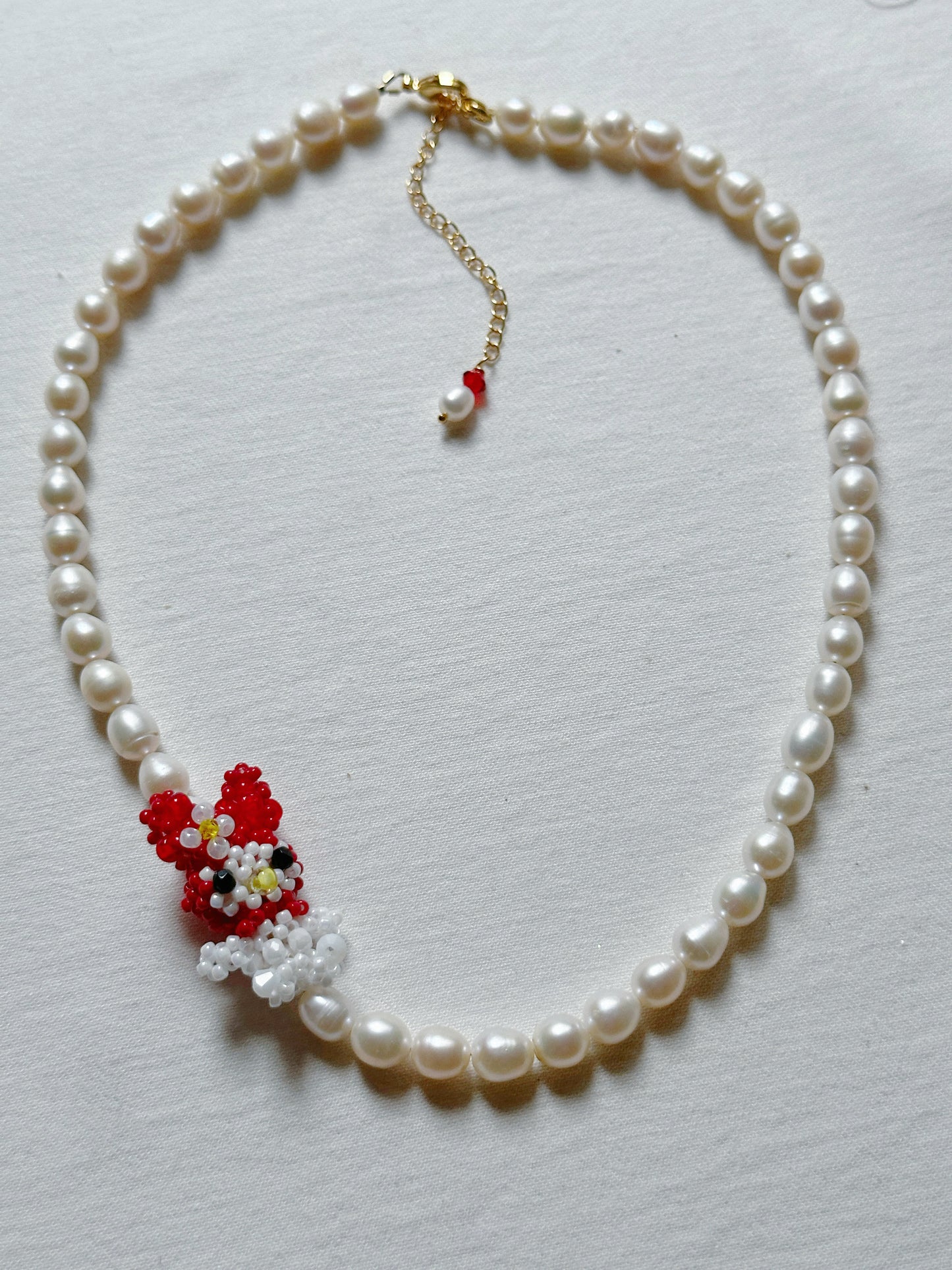 Retro My Melody Pearl Necklace