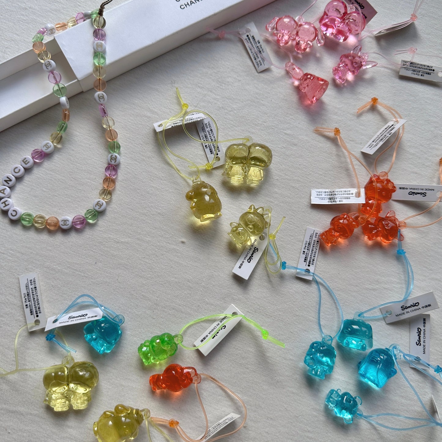 Sanrio jelly charms
