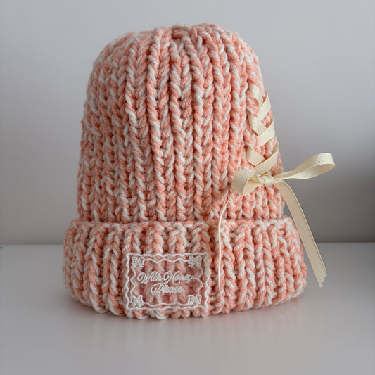 Knit Beanie (Sorbet)