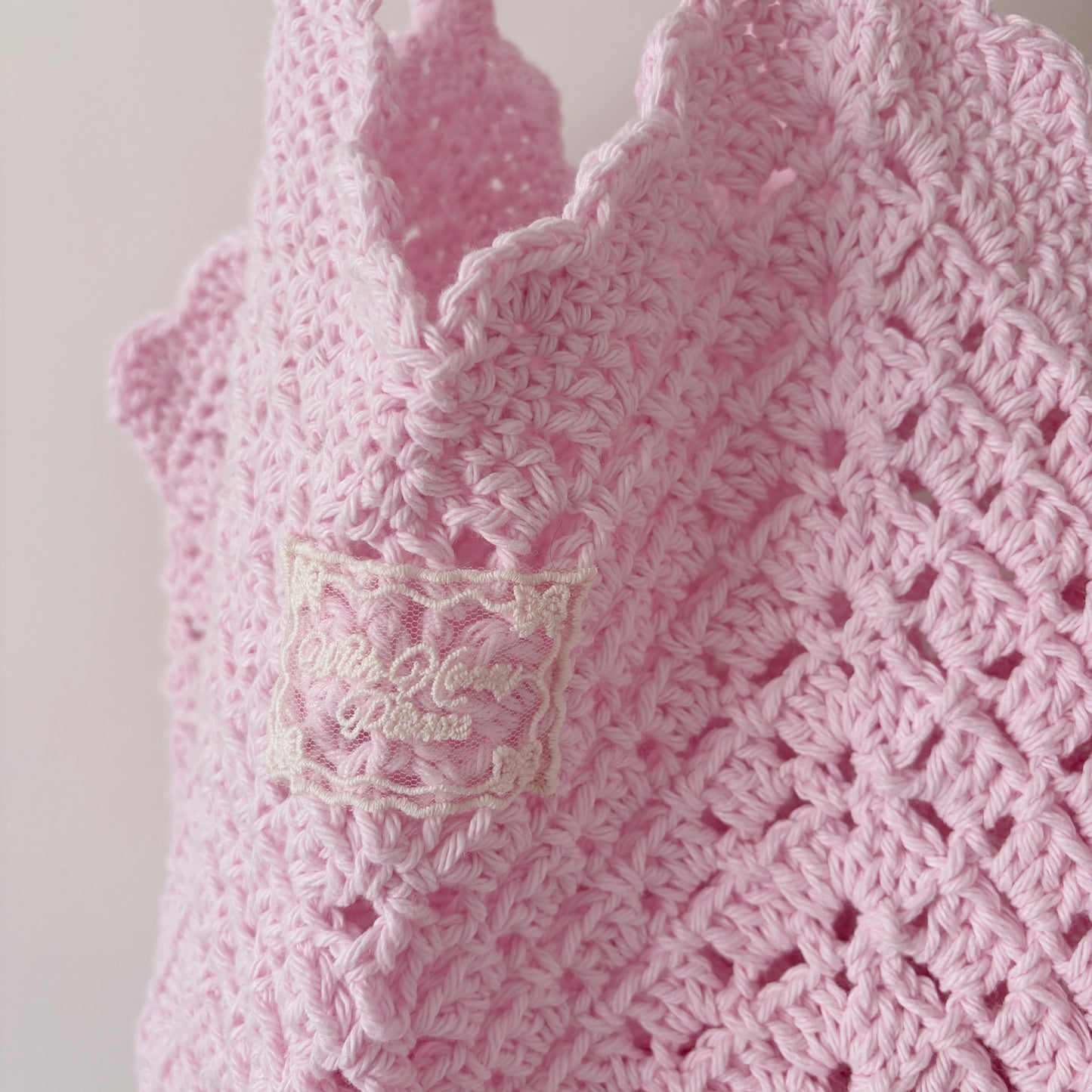 Market Tote in Powder Pink 🌷