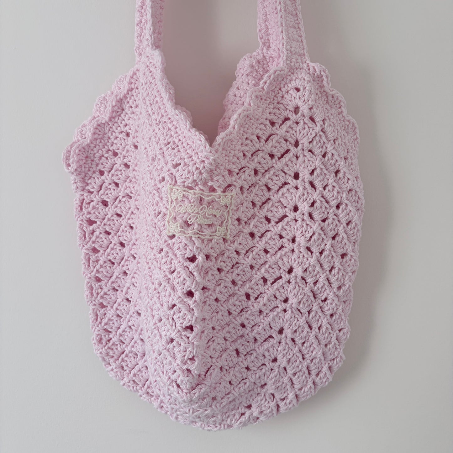 Market Tote in Powder Pink 🌷