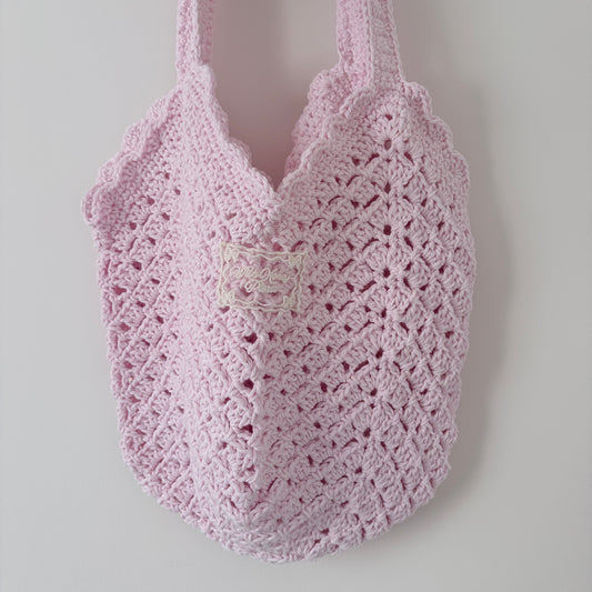 Market Tote in Powder Pink 🌷
