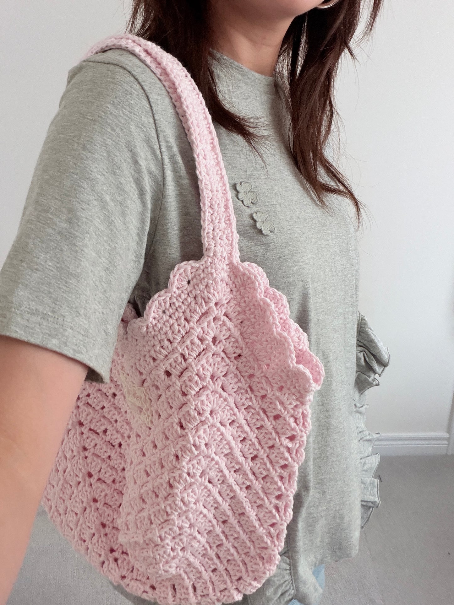 Market Tote in Powder Pink 🌷