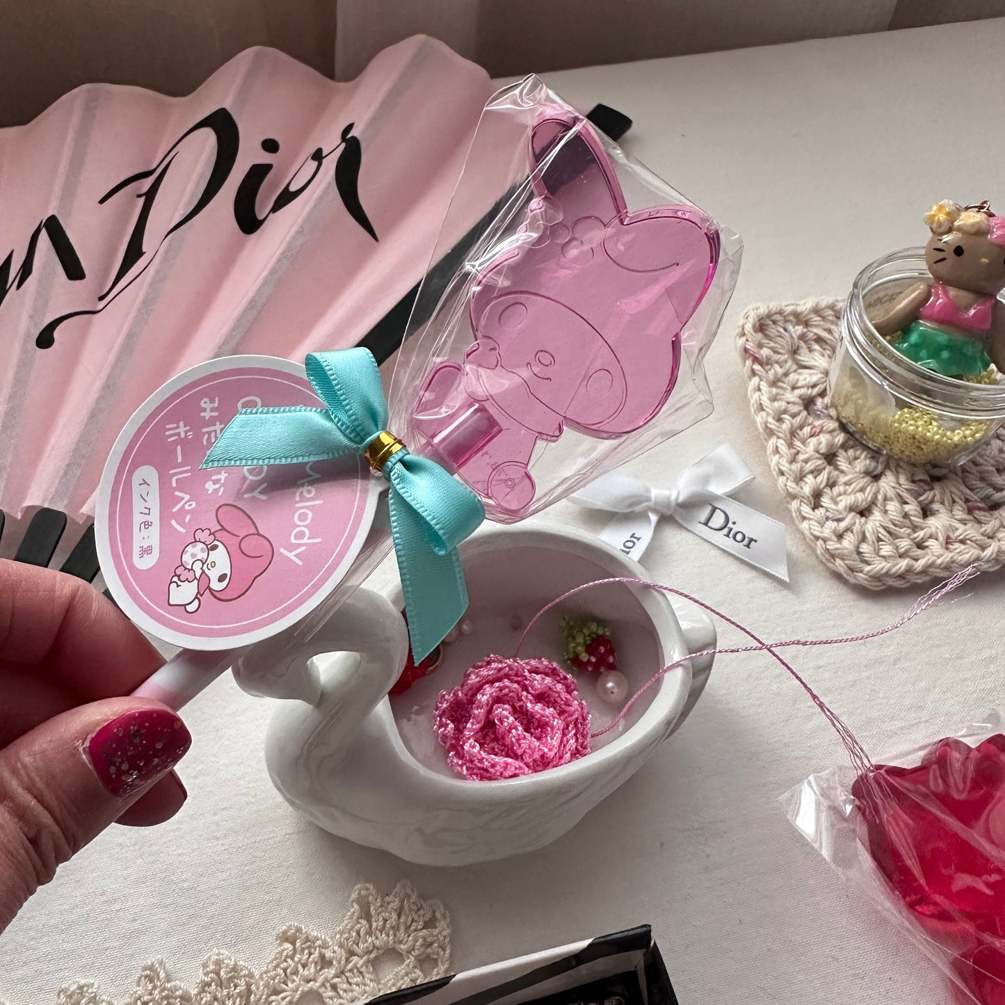 My Melody and Hello Kitty Lollipop Pens