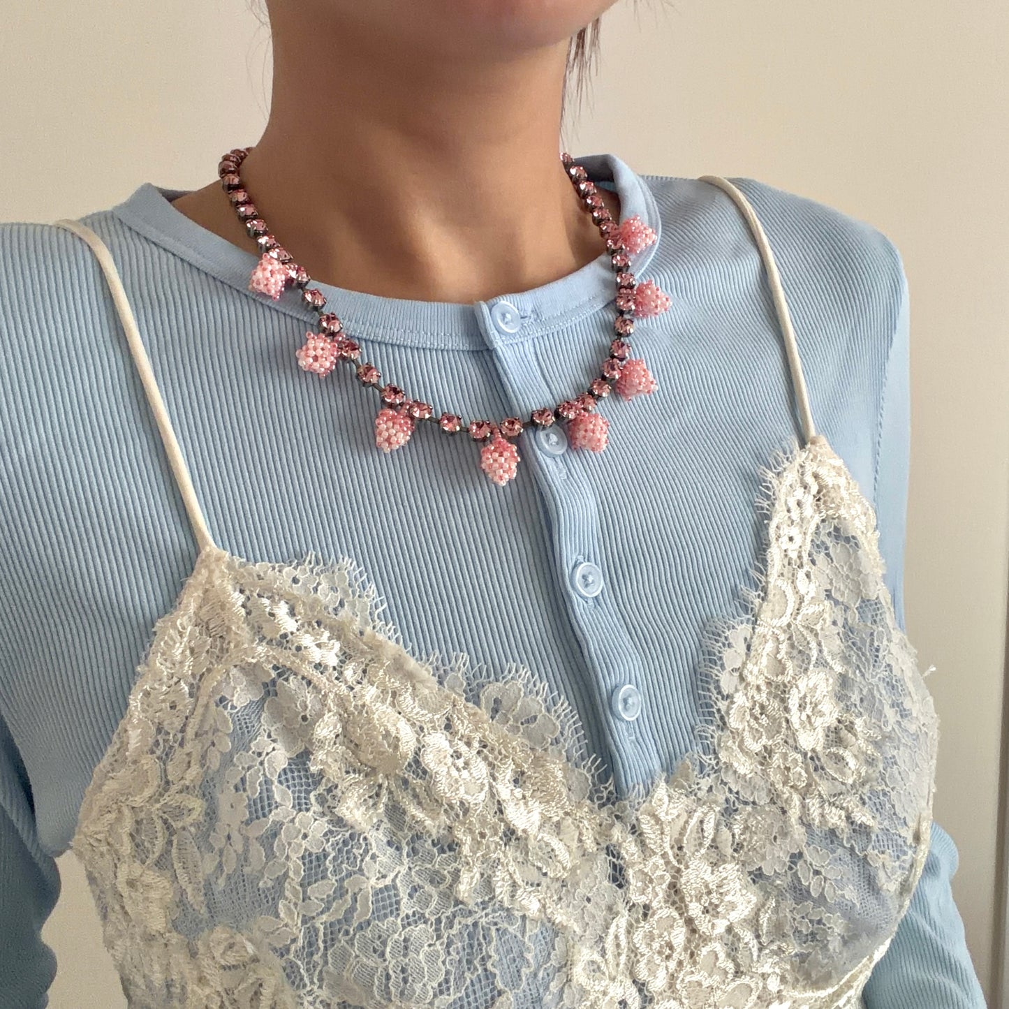 Crystal Strawberry 🍓 in Rose