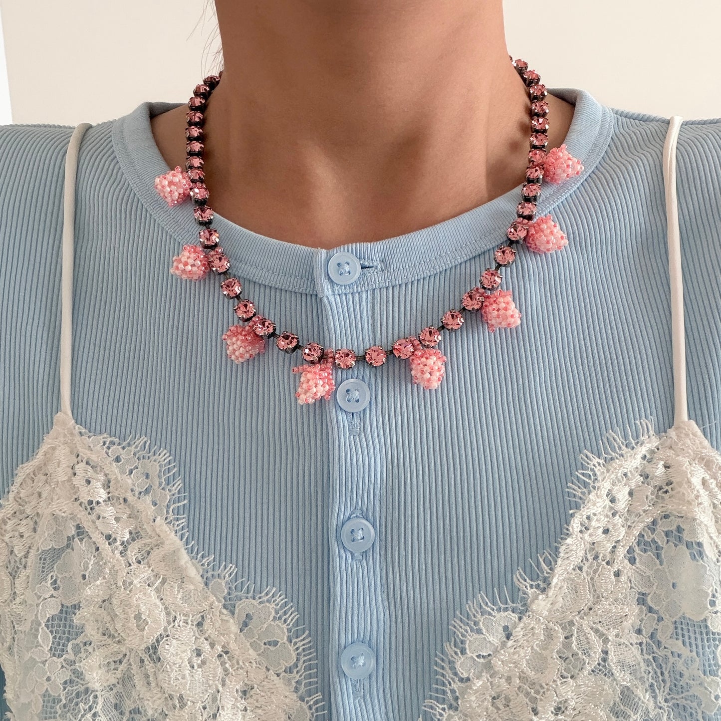 Crystal Strawberry 🍓 in Rose