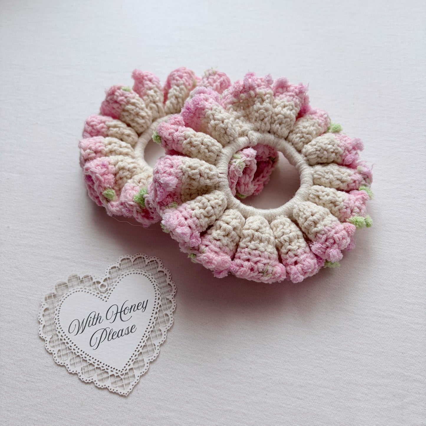 Cotton Scrunchie in 🎀Pink Farm