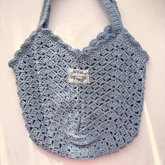 Market Tote in Country Blue