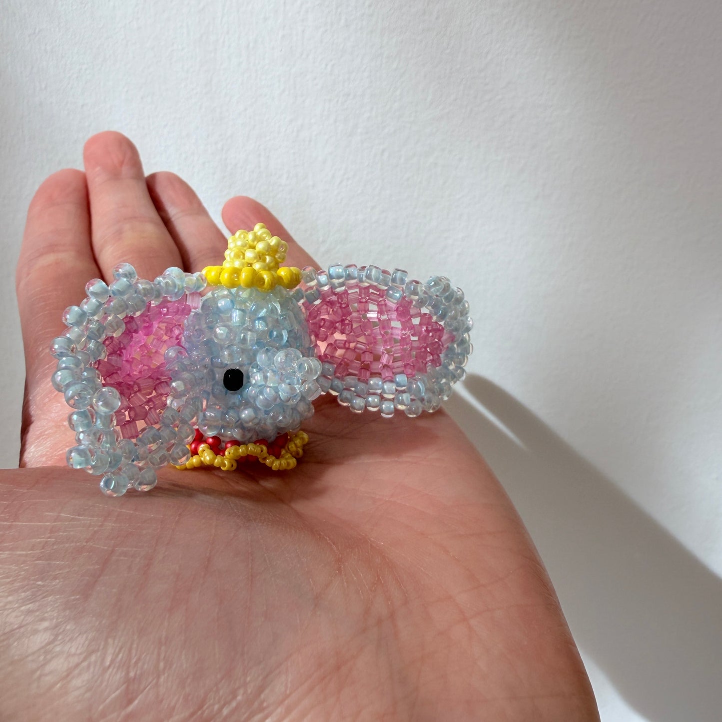 Baby Elephant Beaded Charm