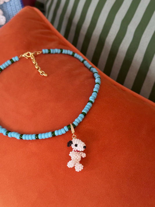 Snoopy Beaded Necklace