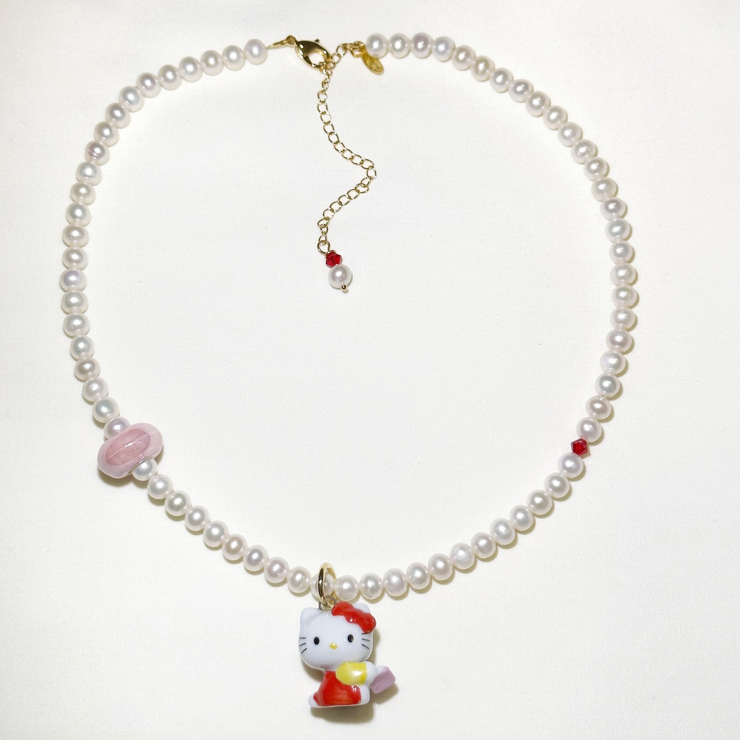 Ceramic Hello Kitty Necklace