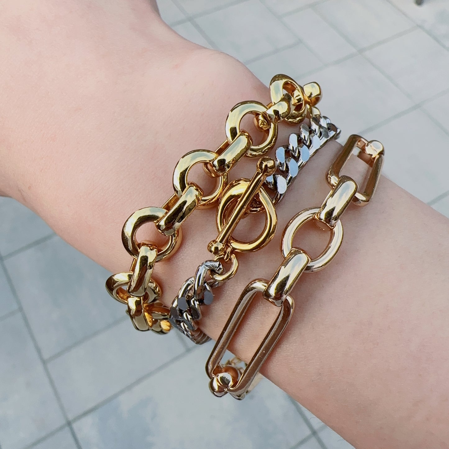 Mixed Mood Chain Bracelet